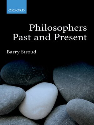 cover image of Philosophers Past and Present
